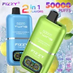 Fizzy Twins 50K 50000 Puffs 2-in-1 Dual Flavor Disposable Vape Store Mesh Coil Electric Cigarette - Image 4