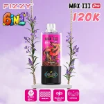 Fizzy Max III Pro 120K 120000 Puffs 6-in-1 Switchable Flavor Disposable Vape Store Electric Cigarette Smart Screen - Image 3