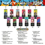 Fizzy Max III Pro 120K 120000 Puffs 6-in-1 Switchable Flavor Disposable Vape Store Electric Cigarette Smart Screen - Image 4