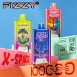 Fizzy X-Space 100K 100000 Puffs Disposable Vape Store Adjustable Airflow Electric Cigarette Smart Screen - Image 4