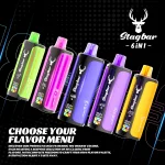 StagBar 6IN1 180K Puffs Disposable Vape Puffs Disposable Vape - Image 1