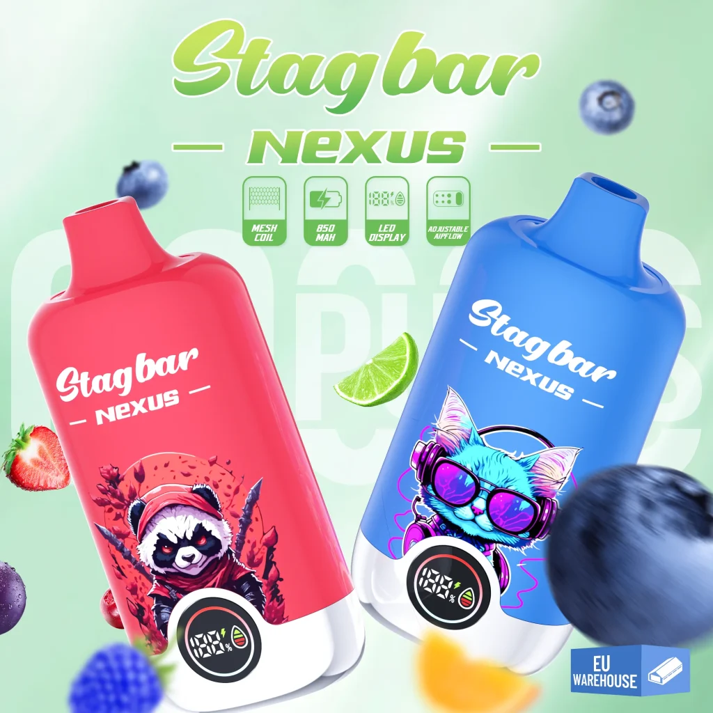 StagBar NEXUS 60K Puffs Disposable Vape featured render.