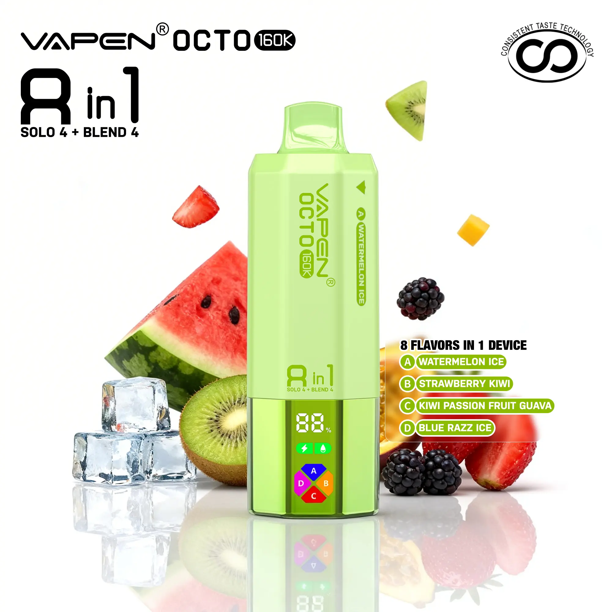 VAPEN OCTO 8IN1 160000 Puffs Disposable Vape
