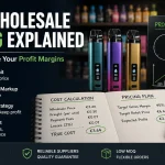 Vape wholesale pricing explained with profit margin and true landed cost calculation