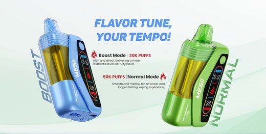 Mesii Visible Tank 50K 50000 Puffs Disposable Vape - packaging showing Mixed Berry flavor box for wholesale gallery.